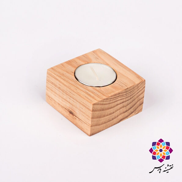 جاشمعی چوبی مکعبی 10