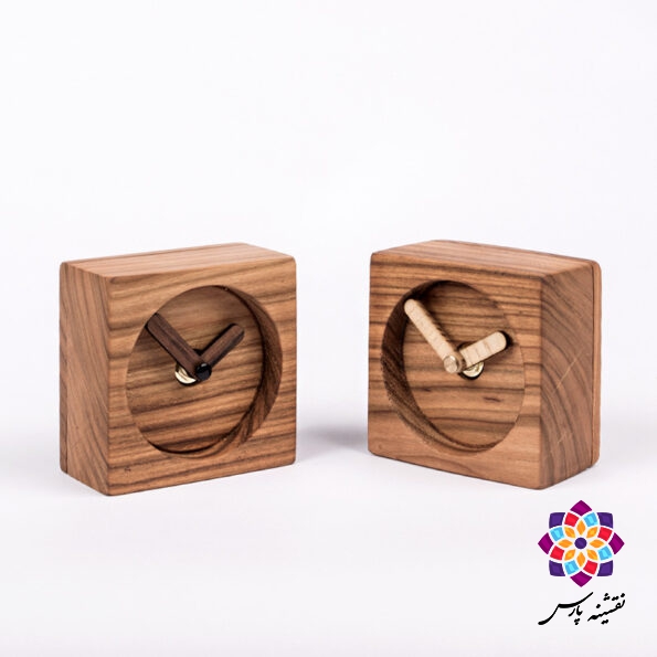 ساعت چوبی رومیزی 16