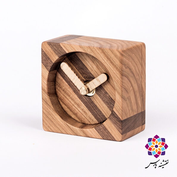 ساعت چوبی رومیزی 17