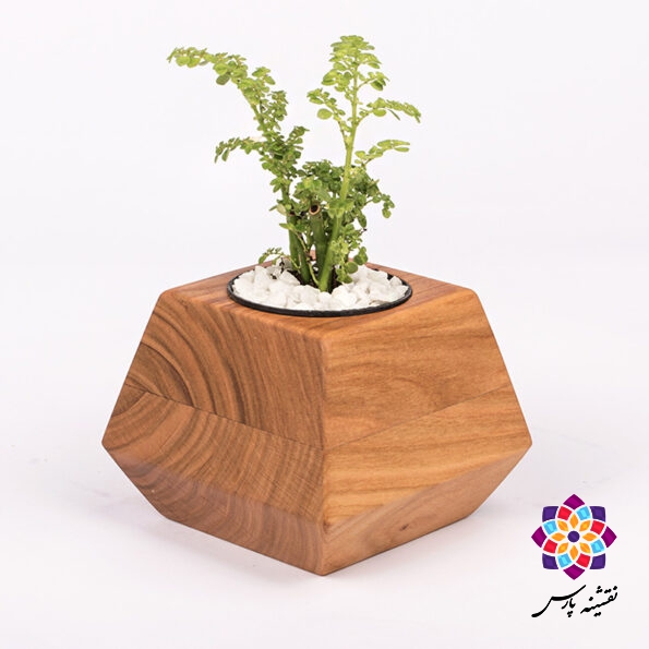 گلدان چوبی چندوجهی 1